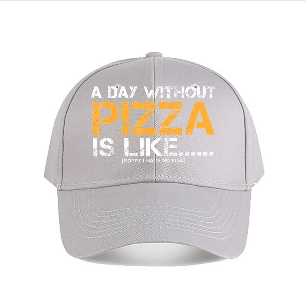 Pizza-Liebhaber Lustige Baseballkappe Mode Unisex Sonnenhut Damen Outdoor-Sport Snapback-Kappe