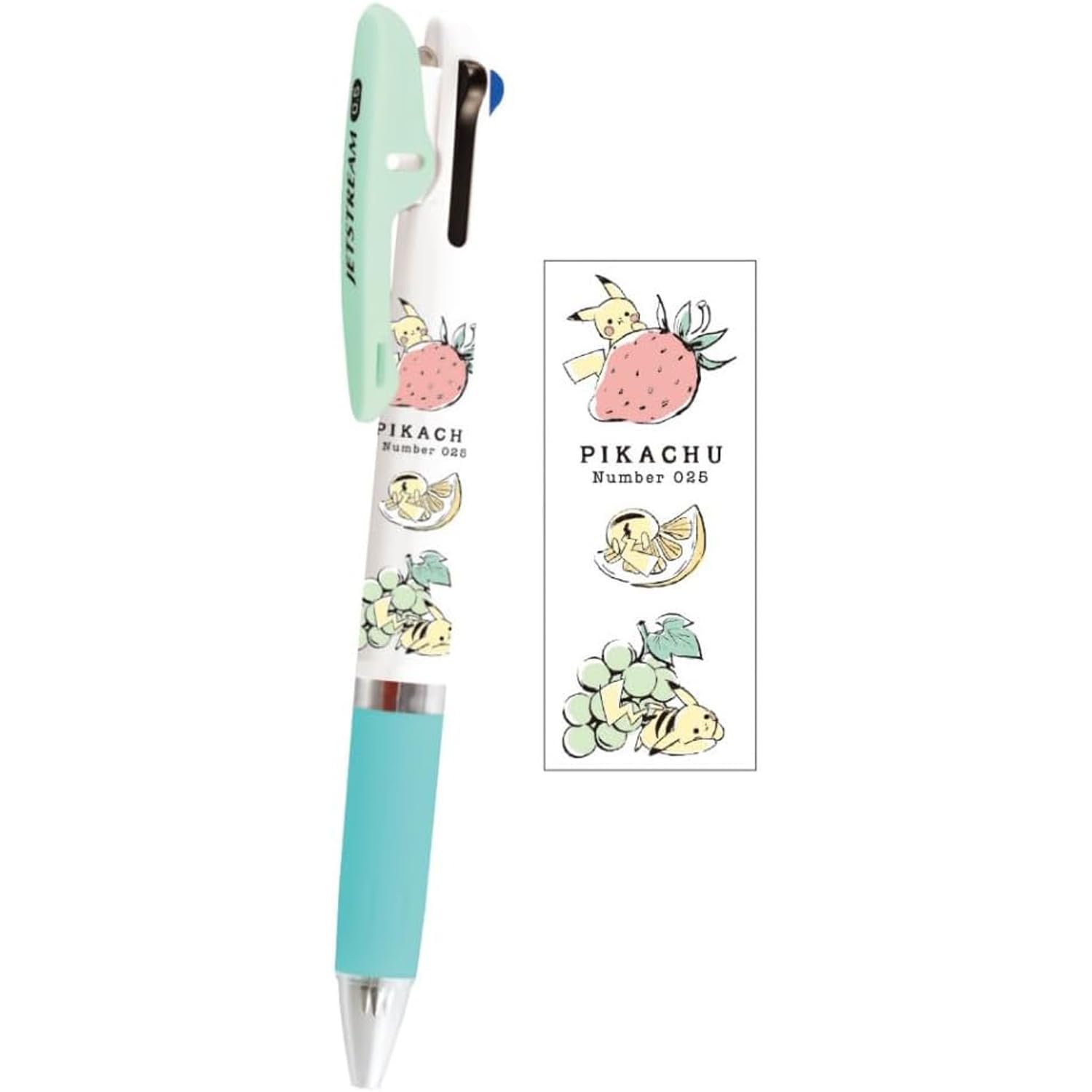 

Kamiojapan Pokemon Pikachu Jet Stream 3 Color Ballpoint Pen Fruit 302831 0.5