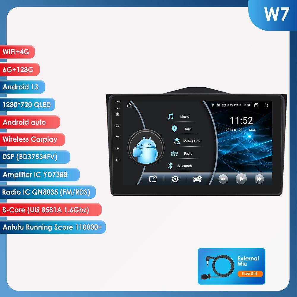 9" Android Bluetooth GPS Navigator for 18-19 Lada BA3 - Car-Mounted Large Screen