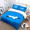 Seagull Themed Art Set Decor Soft Comfortable Duvet Cover Bedding Set Included 1*Duvet Cover & 2*Pillowcases gift