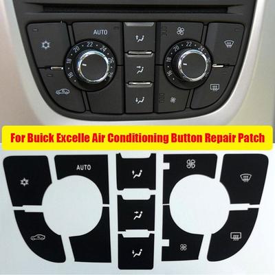 Car Restoration Stickers For Opel Astra J Button Sticker Climate Radio Panel Repair For Vauxhall Astra J GTC Car Accessories