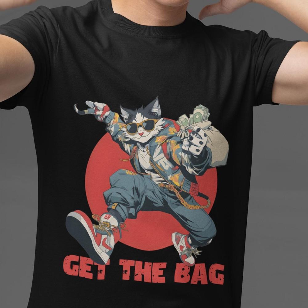 Get The Bag Unisex T-Shirt, Fun Graphic Tee, Casual Streetwear Shirt, Cool  #26C Unisex T-Shirt XXXXL