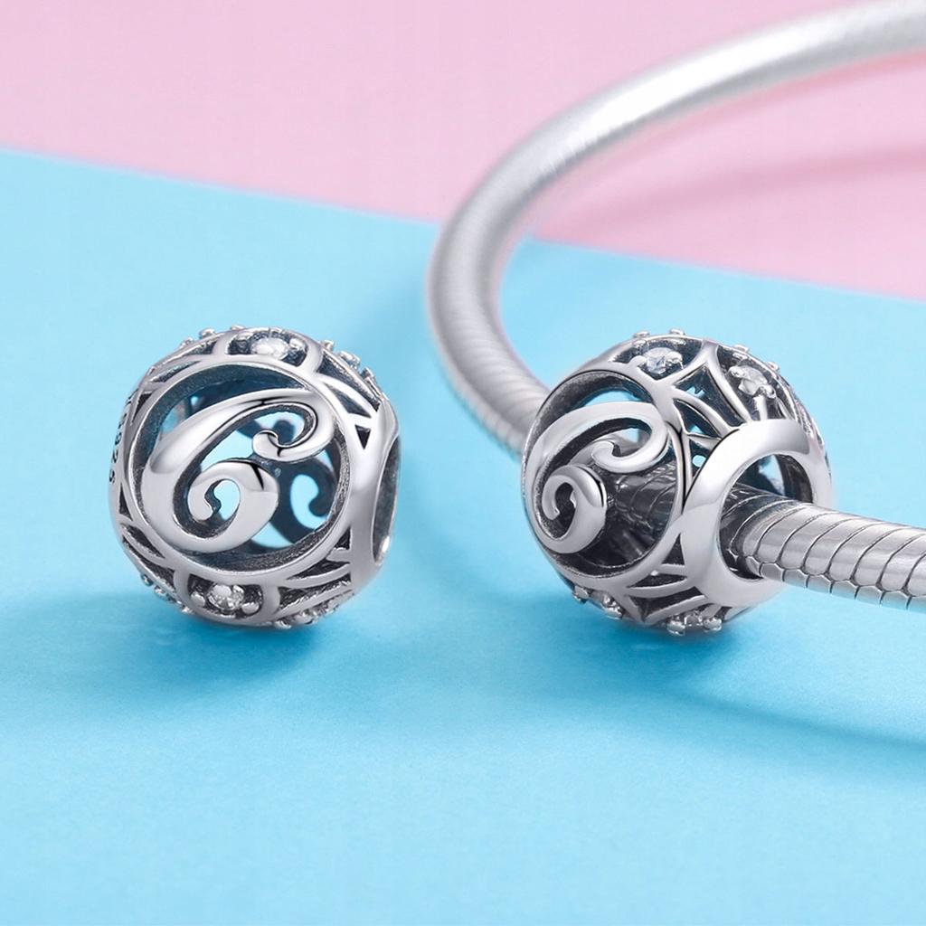 Charms Do Pandora Zawieszka Charms Litera C Srebro 925