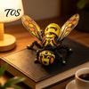 Mechanical Creature Model 3D Printed Articulated Bee Figure Toy, Keychain Ornament, Posable Creative Desk Accessory Insect Figurine for Desktop