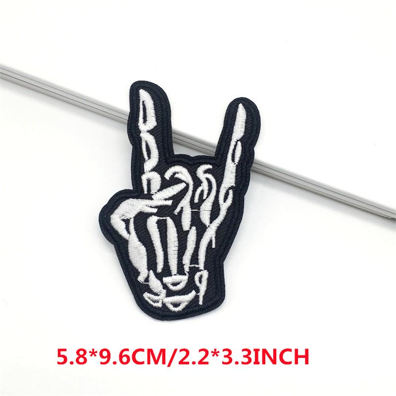 10ks výšivky Rock Band, Punkové nášivky na oblečení, Samolepky, Nažehlovací nášivky pro oblečení, Aplikace, Bunda, Džíny, Pruhy