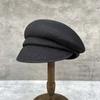 Béret en paille printanier pour femme - Chic français Élégant Unique et Amincissant Casquette Gavroche