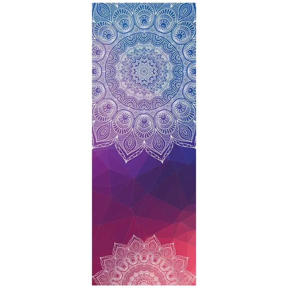 Yoga Towels Fitness Printed Microfiber Sports Travel Quick-drying Sweat-absorbent Workout Mat Cover for Pilates Gym Yoga Blanket
