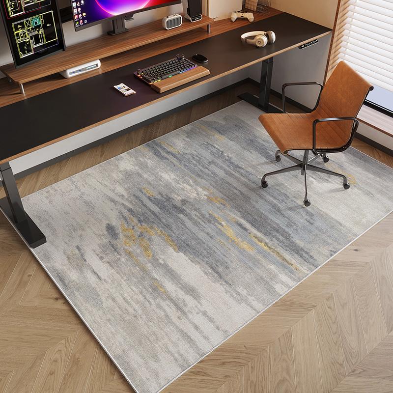 VIKAMA Study Roller Chair Carpet Bedroom Office Computer Chair Floor Mat Living Room Coffee Table Mat Home Decoration