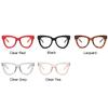 New Fashion Lady Reading Glasses Blue Light Filter Prescription Eyeglasses Brand Design Oversized Triangle Cat Eye Glasses