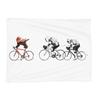 Ewok Bicycle Chase Classic Blanket Soft Warm Flannel Throw Blanket Bedding for Bed Living room Picnic Travel Home Couch