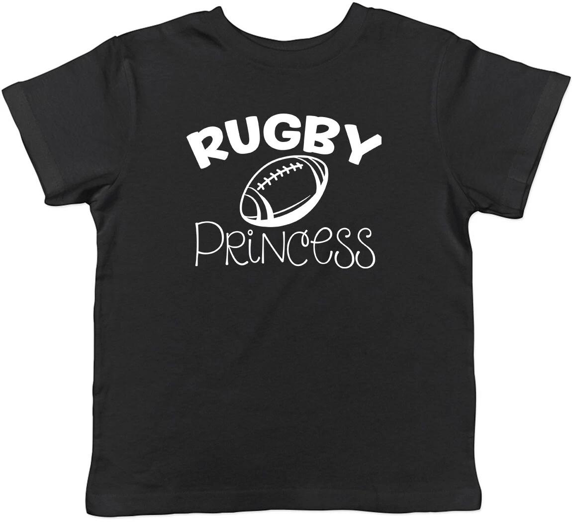 Rugby Princess Childrens Kids T-Shirt Boys Girls 160
