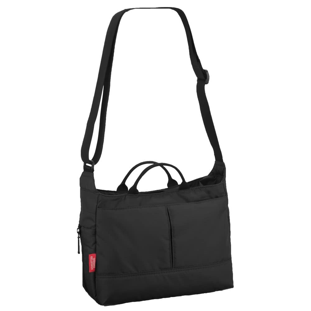 

Manhattan Passage 2507bk Stylish B5 Commuter Shoulder Bag (Black) Unisex