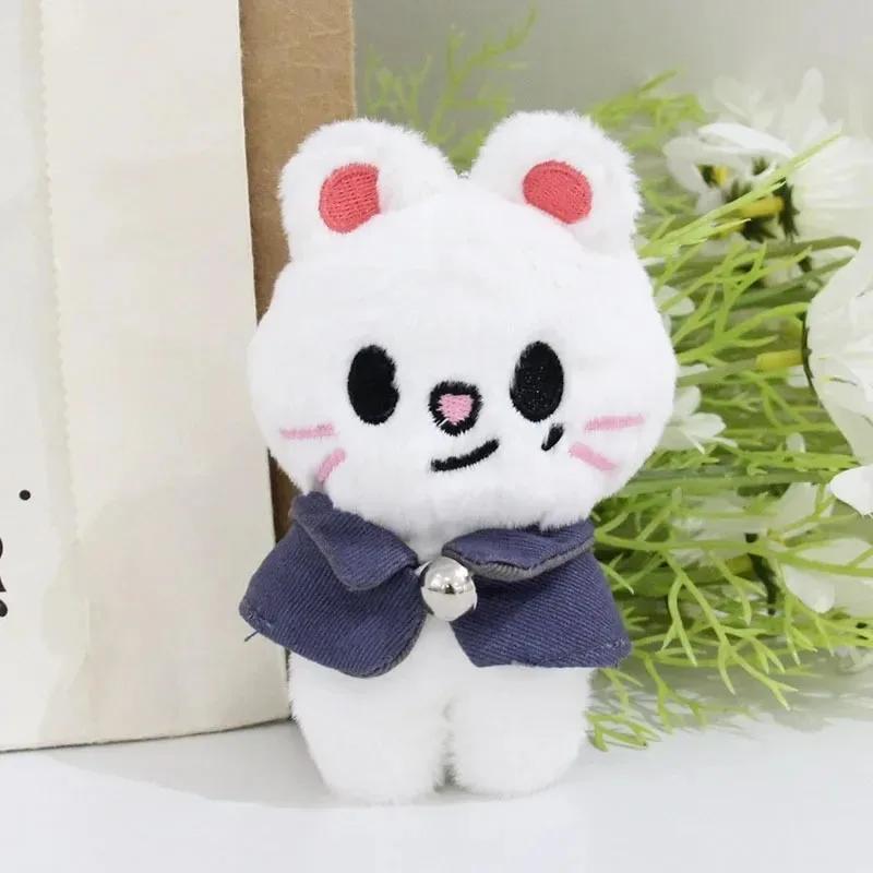 12cm Plush Toys Stray Kids Wolf Chan Cartoon Stuffed Animal Plushies Doll Kawaii Companion Adults Fans Gift SKZOO for Cuddly Fluffy Huggable Comfort