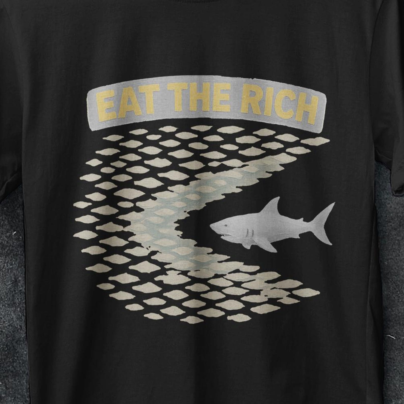 Eat the Rich Shirt, Protest Top, FDT Shirt, Tax The Rich Tee, vintage t shirt, Eat the Rich T-shirt, Democrat Gift Shirt, Anti-Capitalist S
