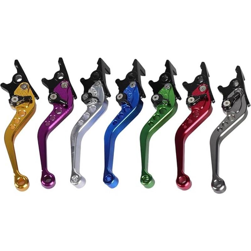 Universal Aluminum Brake & Clutch Levers for 125cc Motorcycle - CNC Dual Disc Replacement Handles (1 Pair Set)