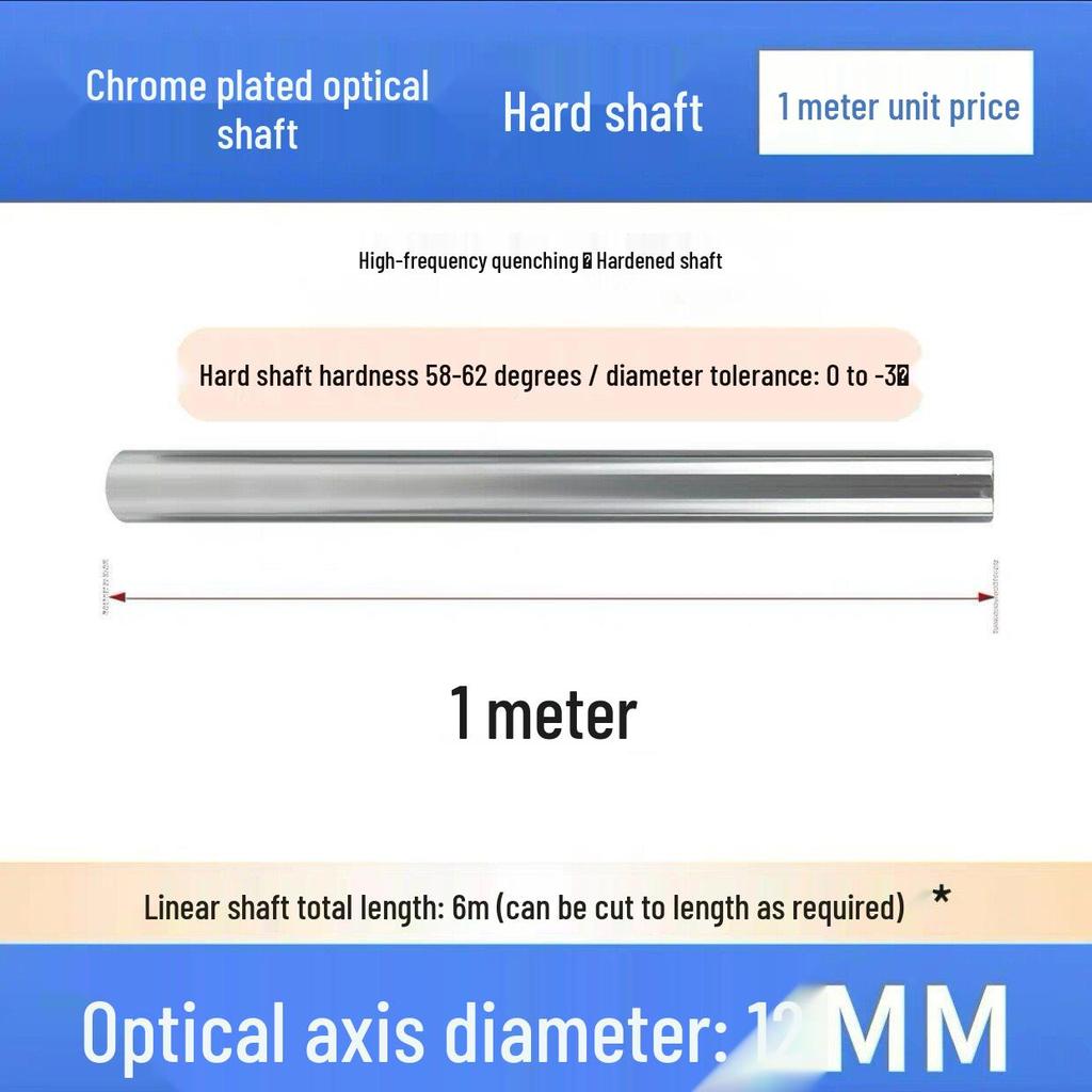 Custom Optical Linear Chrome-Plated Rod for DIY Storage Rack