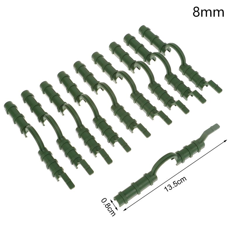 10 ks 8/11/16/20 mm Skleníkové klipy Rychloupínač Zahradní opěrná trubka Svorka tyče Upevnění rámu Přístřešky Sítě Svorky