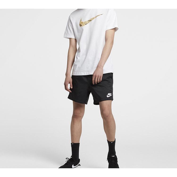 Nike Sportswear Woven Casual Breathable Shorts Black Men's AT5289-010
