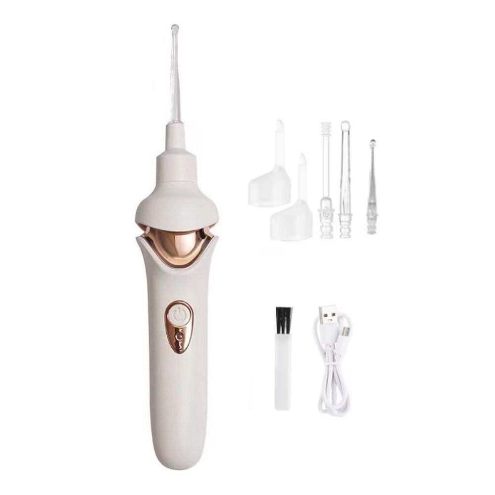 USB Rechargeable Electric Ear Pick Soft Ear Spoon Head Ear Cleaner Remover  Children/Adults