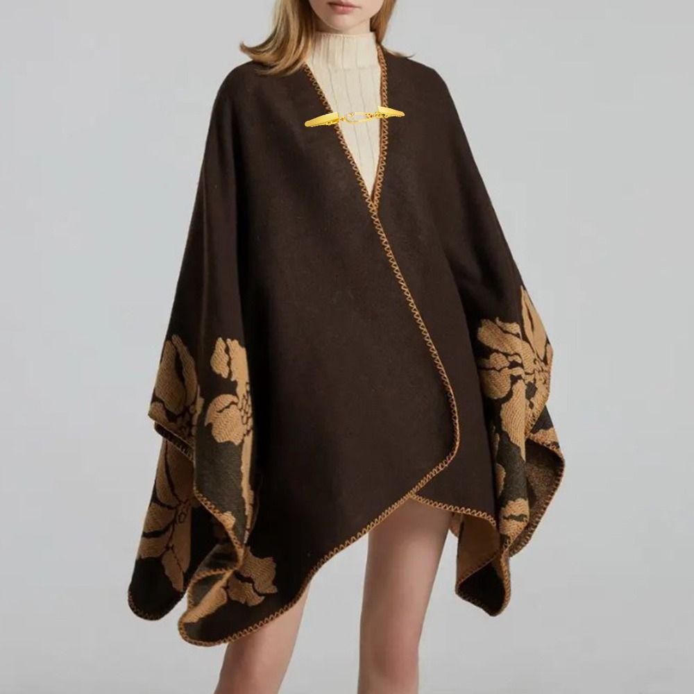 Geometric Cardigan Clip Alloy Sweater Clasp New Cloak Buckle  Women