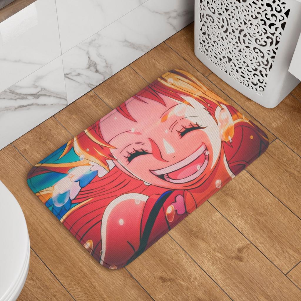 Custom Nami Doormat Anti-Slip Entrance Welcome Kitchen Bath Floor Door Mat One P-Pieces Toilet Living Room Carpet Rug