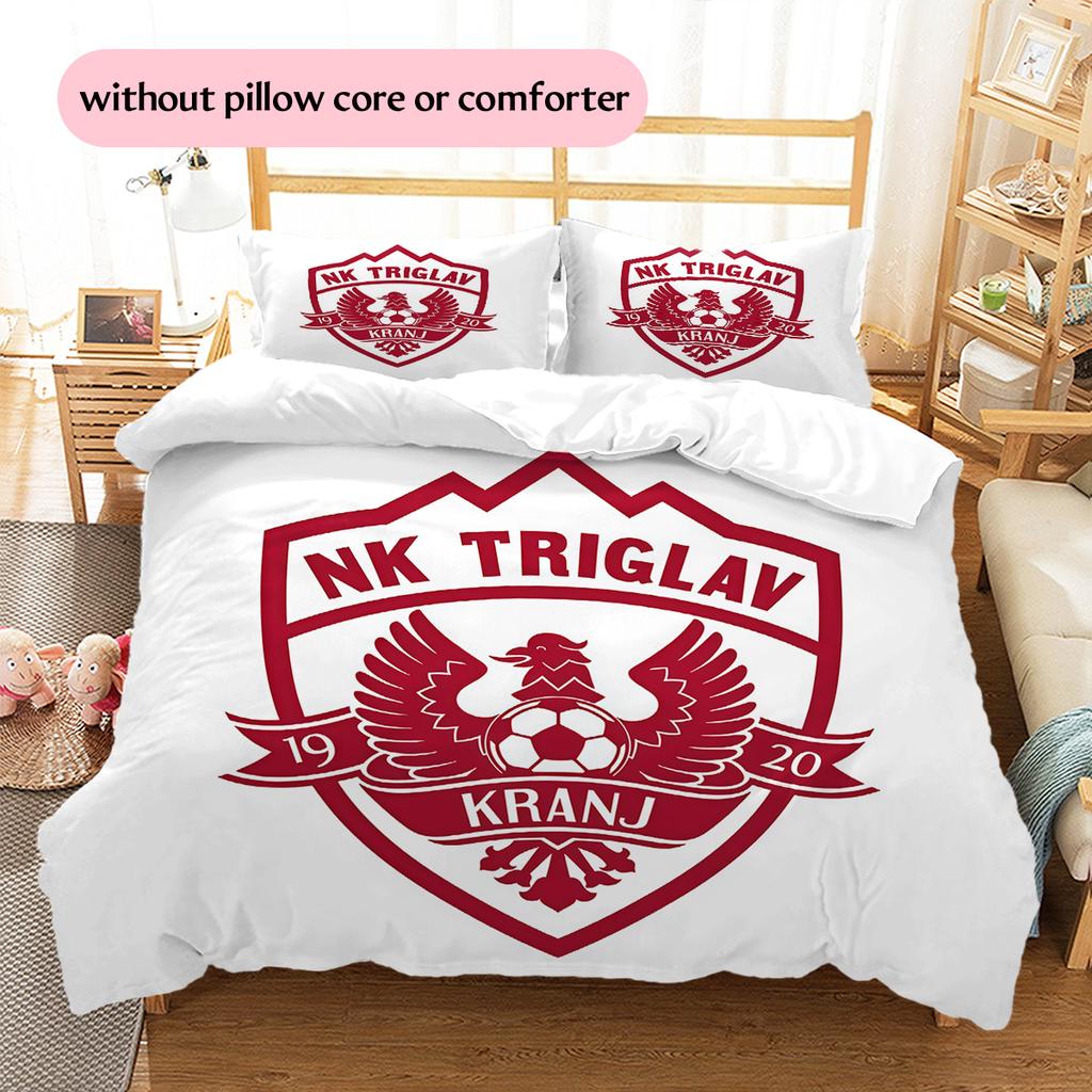 NK Triglav Kranj Pattern Bedding Quilt Set Home Decoration Gift (1 * duvet cover + 2 * pillowcase without core).xwn
