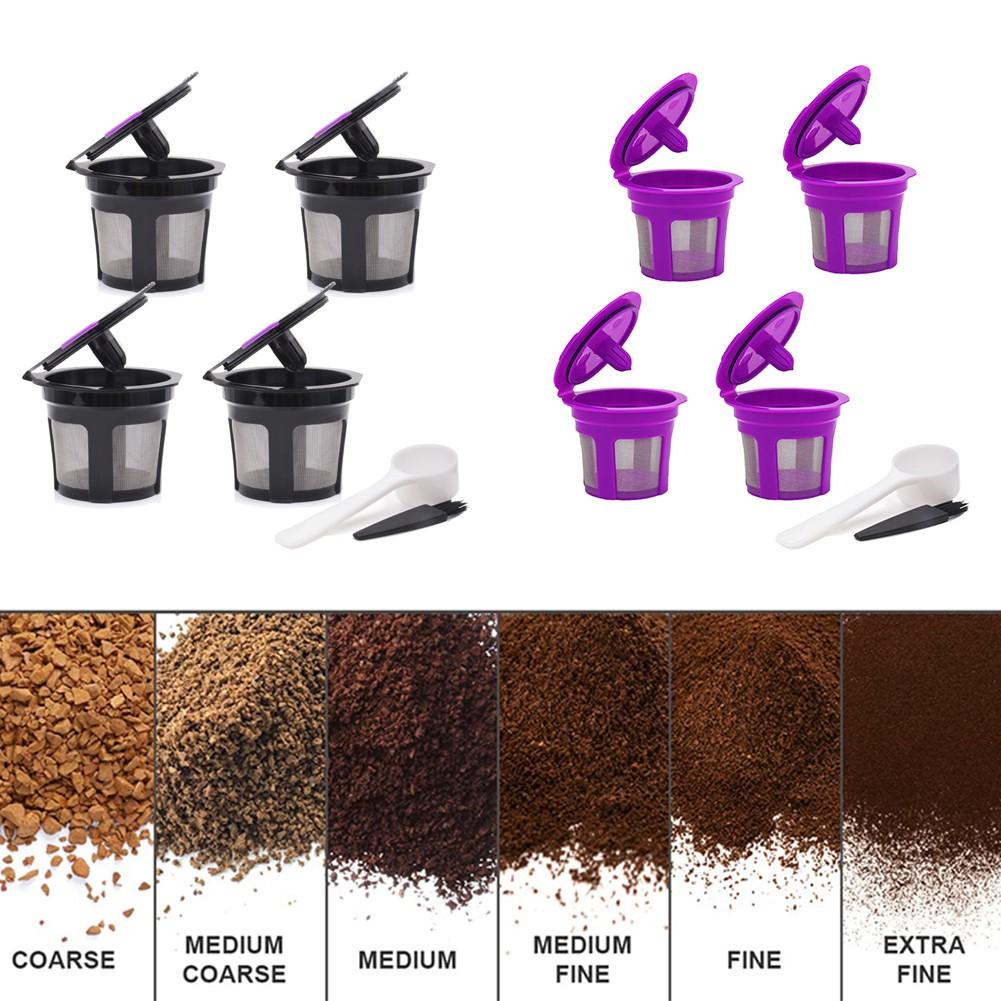 4Pack Reusable Capsules Pods Coffee Filter Fit for    2.0 1.0