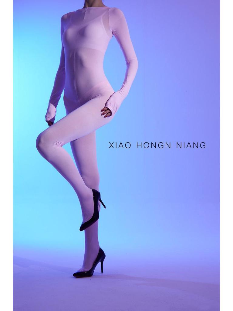 Detachable Bodysuit Pantyhose: Open Crotch, Full Coverage, Velvet, White or Black Silk Options