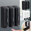 Perforated Hotel And Hotel Manual Press Soap Dispenser, Single, Double, Three Head Wall Mounted Hand Soap Bottle, Shampoo And Shower Gel
