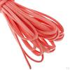 2 Pcs 2mm Flat Leather Beads Thread Suede Cord String for DIY Jewelry Crafts
