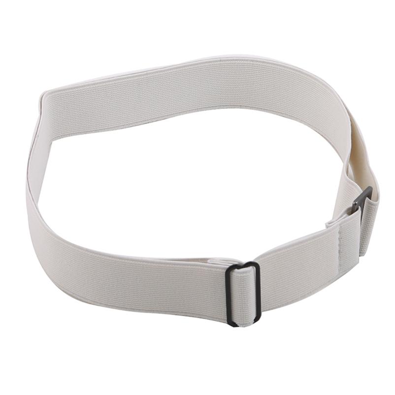 Jeans Pant Belt Adjustable Size Flat Buckle Elastic Waist Belt Women Belt No Show Stretch Belt Invisible Belt Slim Elastic Band