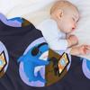 Gamer Blahaj/shark Throw Blanket For Decorative Sofa Polar heavy to sleep Blankets For Baby Blankets