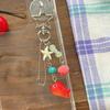 Y2K  Goldfish Phone Chain Cute Ocean Mobile Phone Lanyard Beaded Cellphone Hanging Rope Keychain Earphone Pendant