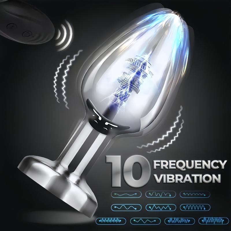 Anal Vibrator Male Prostate Massager Wireless Butt Plug Remote Control Female Clit Stimulator Masturbator Sex Toys for Couple