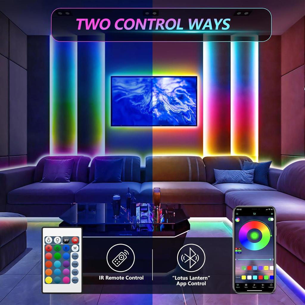 5M USB RGB LED Streifen Licht 5V SMD 2835 Smart APP Steuerung Bluetooth Flexible Band LED Band für Computer TV Hintergrundbeleuchtung