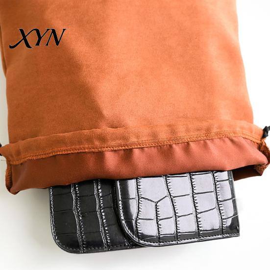 Dust Proof Handbag Storage Bag Suede for Handbag, Drawstring Closure Protective Tote Organizer Closet Organizer, Portable Moisture Wardrobe or Travel