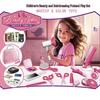 Kids' Pretend Hair Salon & Shaving Set: Hair Dryer, Dressing Table & Beauty Tools