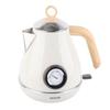 1.7L Electric Kettle Retro Wood Grain Dry Boil Protection Home Electric Kettle with Temperature