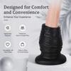 Oversized Hollow Anal Plug - Liquid Silicone Glove Shape Expander for Men Women, Backdoor Trainer Adult Sex Toy