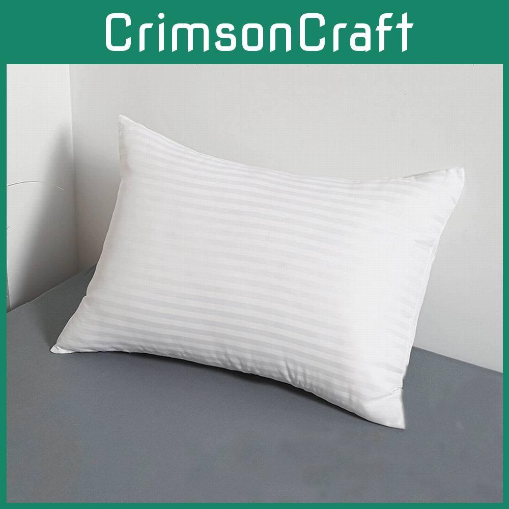 Core Pillow Bedding Polyester Fiber Home Use Supplies Memory Stripe Back Bounce