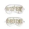 Comfortable Bridal Sleeping Eye Mask Quality Fabric Light Proof for Travel and Home Use Convenient Bride Eye Cover