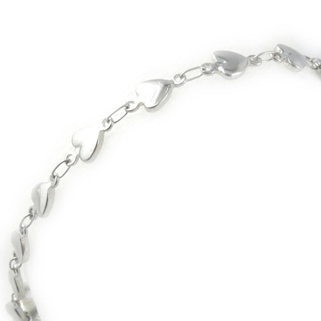 Les Trésors De Lily [K9378] - Bracelet Acier 'Love' argenté - 5 mm