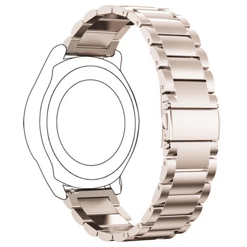 16mm Watch Band for Huawei Talkband B7/B6/B3/Fit mini Metal Wrist Strap 3-Bead Design