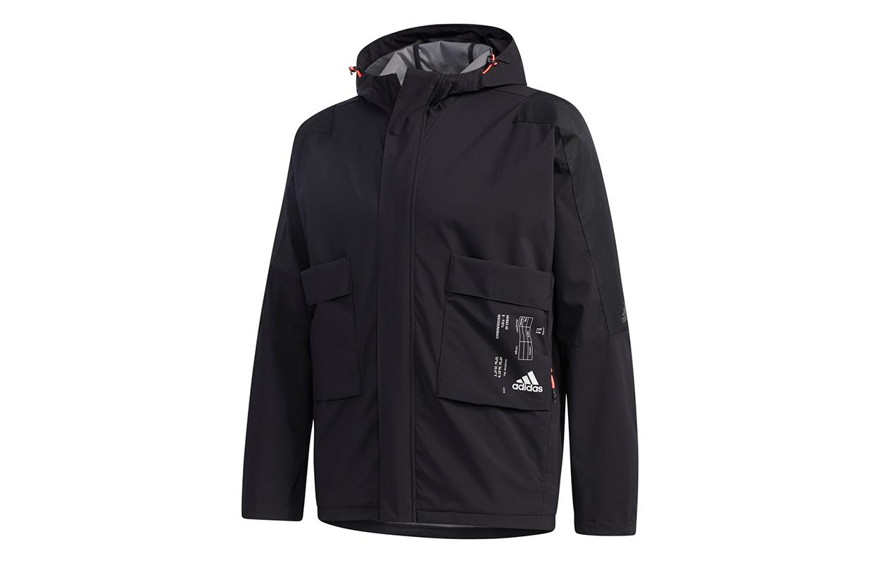 

Adidas Jackets Men s Black Hooded Moderate Workwear FT6633 M