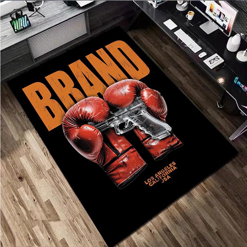 Boxing Gloves Rug Home carpet Office Decorative Carpet For Living Room Bedroom Door Mat Floor Carpet Computer Chair Area Rug