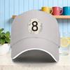 8 Ball Billiards Pool Retro Vintage Baseball Cap Unisex Polyester Casual Adjustable Headwear