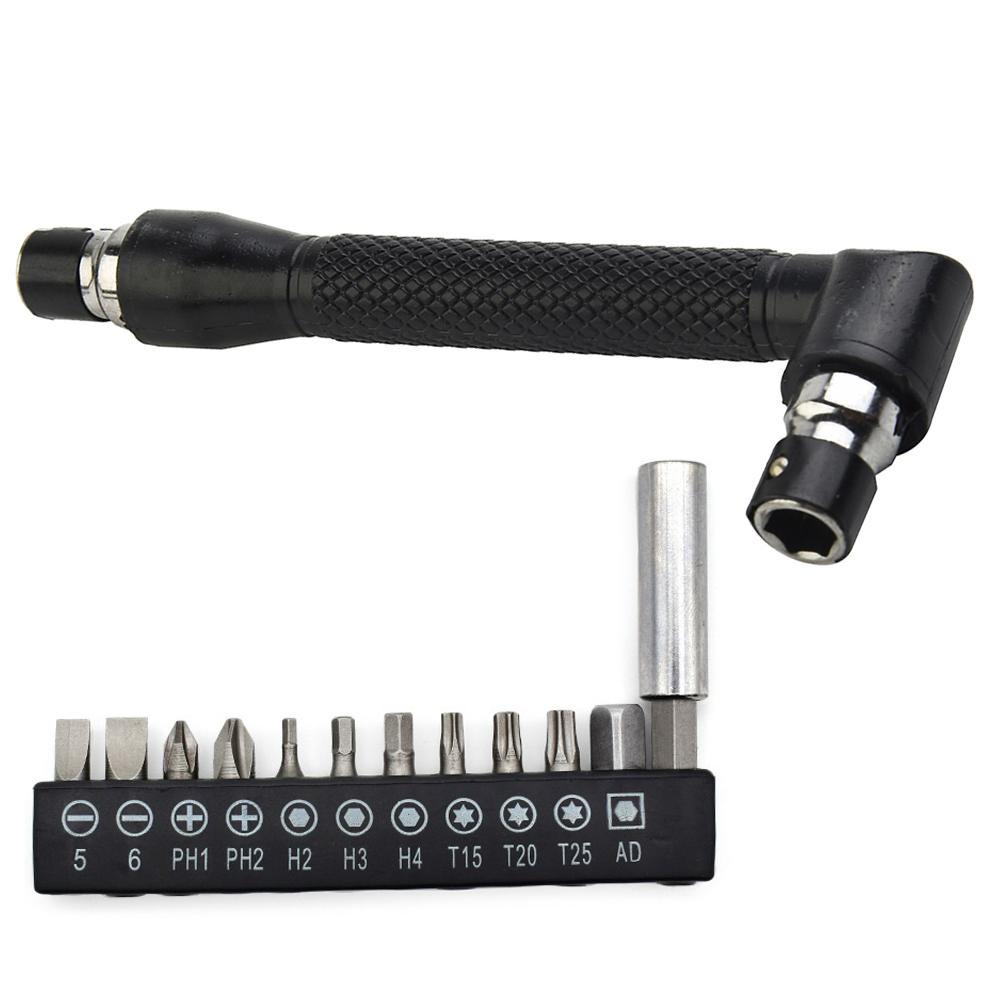 L Type Hexagon Screwdriver Bit Set with Double End Handle 6 35mm Socket Wrench Tool for Electronics and Furniture