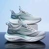 Scarpe da corsa leggere per uomo, traspiranti, casual, rimbalzanti, scarpe da passeggio antiscivolo, allacciate alla moda, da uomo