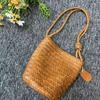 Casual French Single Shoulder Female Student Vegetable Basket Holder Niche Bag Women's Woven Extra Large Bag Straw Woven Bag Large Capacity Hand