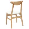 Dining Chairs 2 Pcs Natural 42 X 47.5 X 81 Cm